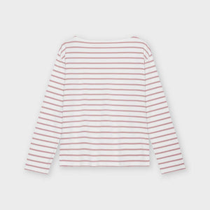 Rose Dust Stripe T- Shirt