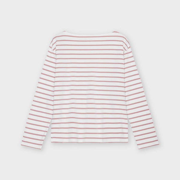 Rose Dust Stripe T- Shirt