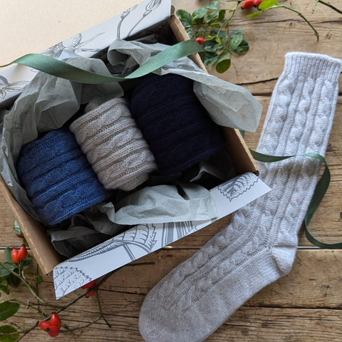 Pod & Pip Cashmere Bed Socks