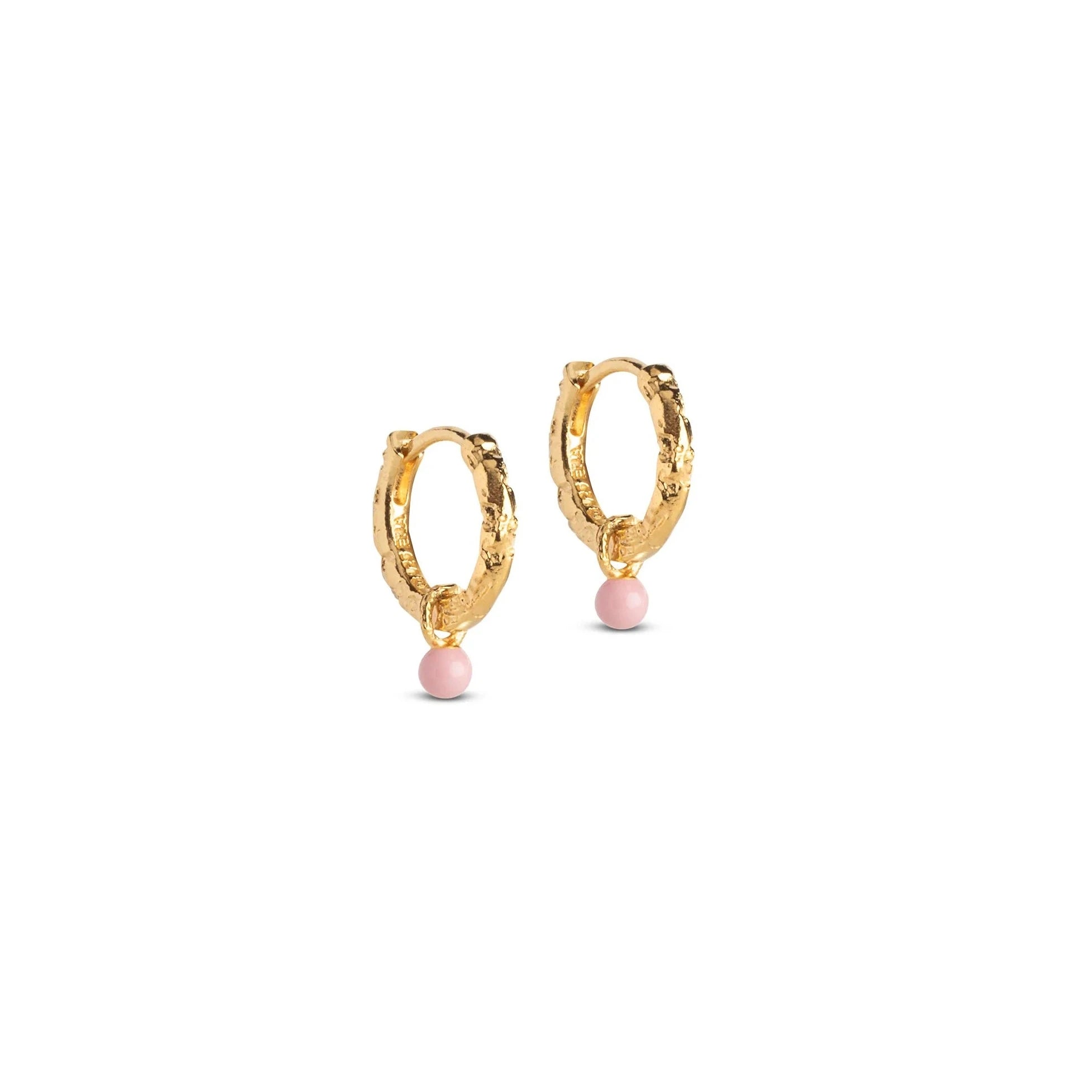 Copenhagen Enamel Hoops Belle Pink