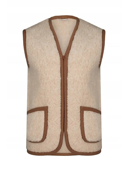 Oatmeal Wool Gillet