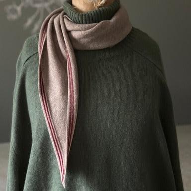 Cashmere Spindle Scarf Mocha