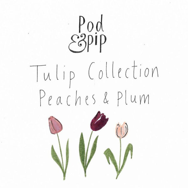 Pod & Pip Peaches & Plum Tulip Collection