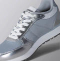 Woden Ronja Trainer Metallic Silver