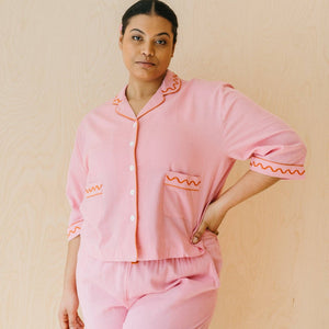 Pink Pyjamas Cotton & Linen