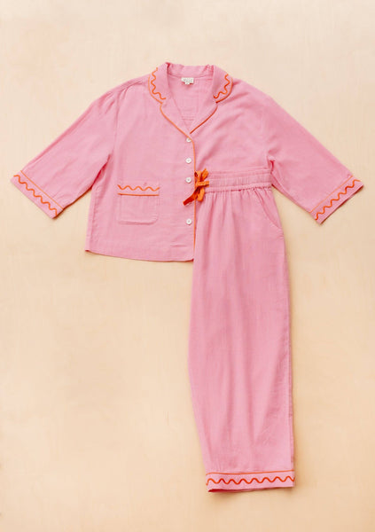 Pink Pyjamas Cotton & Linen